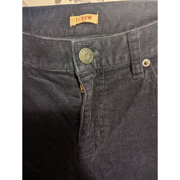 J Crew Jeans Womens 30 Corduroy Toothpick Skinny Pants Casual Black/ Dark Blue - Picture 6 of 15